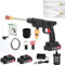 gihusrzx Portable Cordless Pressure Washer, 24V Pressure Washer Kit for Car, Multifunction Nozzle Battery-powered Copper Motor, Handheld Washer for Car Floor Wall Fence Cleaning UK