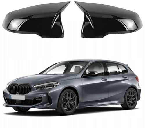 1 paire de coques de rétroviseurs de rechange pour BMW Série 1 Touring F40/F53 2017-2024/2 Series Gran Coupé F44 2020-2024/X1 F48 F49 2016-2022/X2 F39 2018-2023 Capuchon