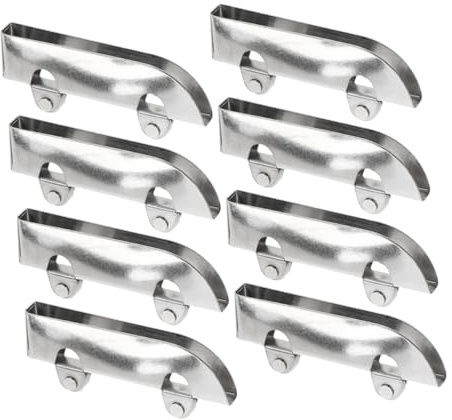 Angoily Schiebetür-Riemenscheiben Für Glasschiebetüren Schrankführungsrollen Aus Rostbeständigem Stahl 8 Stück Für Vitrinen Möbel Und Schrank 2.20 X 0.83 X 0.26 in