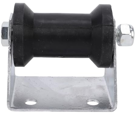 Jeffergarden Boat Trailer Keel Roller Assembly Kit, Steel Rubber 4 Inch Rollers for Small Yachts Fishing Boats, Easy Installation Durable Performance
