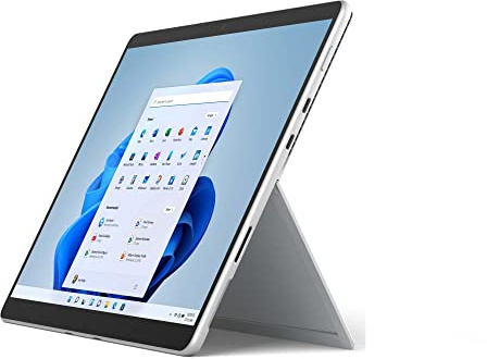 Microsoft Surface Pro 8 Ordinateur Portable (Windows 11,écran tactile 13’’, 8 Go RAM, 128 Go SSD, Intel Core i5) Platine (Reconditionné)