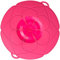 Kochblume - das Original vom Erfinder Armin Harecker XL 33 cm pink | Überkochschutz für Topfgrößen von Ø 20 bis 28 cm | Set mit Microfasertuch!