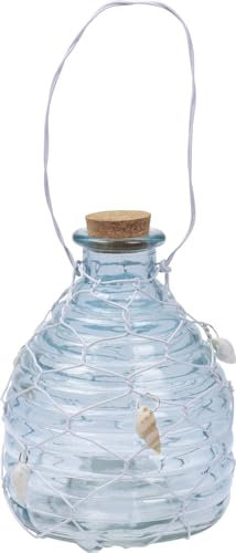 Unbekannt Wespenfalle Wespenfänger Glas Insektenfalle Garten Terrasse Insektenschutz Deko, Farbe:Blau