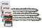 Jeremywell 18 Inch Chainsaw Chain Blade 68 Drive Links, 0.325'' Pitch 0.063'' Gauge Fits Stihl, Husqvarna (3 Pack)