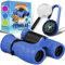 Jumelles Enfant - Cadeau et Jouet Parfait pour Les Garcons et Filles - Grossissement 8X21 - Ensemble Complet avec Loupe & Boussole - Jeux et Jouet Exterieur pour 3-12 Ans Garcons & Filles