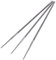 Limes de tronçonneuse rondes 3 pièces/ensemble affûteur de limes de tronçonneuse en acier à roulement rond(4.8MM)