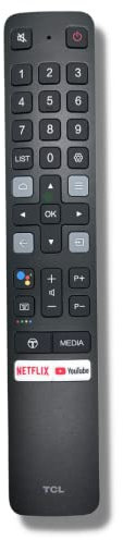 Ersatz Fernbedienung für TCL TV 50C635 | 50EP644 | 50EP680 | 50EP682 | 50EP683 | 50P615 | 50P721 | 50P731