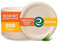 ECO SOUL 15Cm Kompostierbare Teller (200 Stück) | 100% Biologisch Abbaubar | Einweg & Umweltfreundlich | Robuste Teller aus Zuckerrohr | Ideal für Vorspeisen, Snacks & To-go