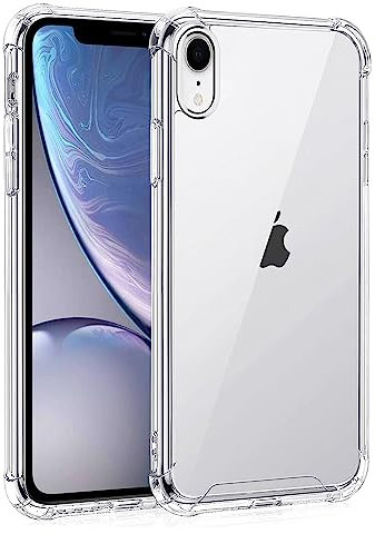 Whioltl Case for iPhone XR Crystal Clear Phone Cover, Anti-Scratch and Shock-Absorption, Basic Case for iphone XR, Compatible with Wireless Charger and Car Phone Holder - Transparent