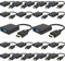 HDMI to VGA Adapter, Gold-Plated HDMI to VGA Converter (Male to Female) Compatible with Computer, Desktop, Laptop, PC, Monitor, Projector, HDTV, Chromebook, Raspberry Pi, Roku, Xbox and More (20PCS)