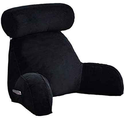 Large Reading Pillow With Neck/Arm Support, Thicken Back Rest Support Pillow, Lumber Support Cushion Adult Kids Backrest For Reading Watching TV Relaxing 75X40X40CM