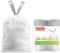 AOSULI Bin Liners 30L-35L with Tie Handle,AOSULI Drawstring Bin Bags,Total 20 Trash Bags,White Pedal Bin Liners for Kitchen
