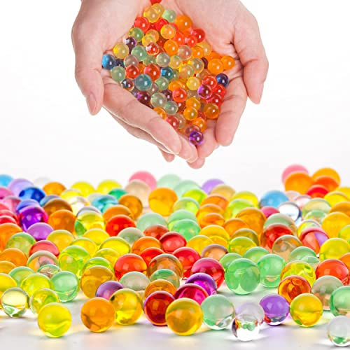 VICZON Wasserperlen 10000 Stücke Bunte Perlen, Wasserperlen für Pflanzen, Gelperlen für Blumen und Pflanzen, Water Beads für Heimwerker,Dekoration,Pflanzenfüller