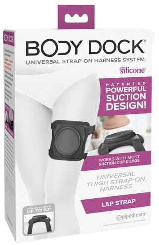 Pipedream Body Dock Body Dock Lap Strap, Black, 14,2x17x4,3 cm
