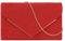 Meliyya Damen Samt Clutch Bag Abendtasche Unterarmtasche Hochzeit Tasche Elegante Umschlag Crossbody Schultertasche kleine Umhängetasche, Rot