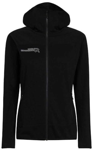 Rock Experience REWC02711-0208 Diadem 2.0 Hoodie FZ Woman Fleece Sweatshirt Damen Caviar M