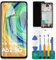 TFT Ersatzbildschirm für Samsung Galaxy A52 5G LCD für Samsung A52 5G Digitizer für SM-A526B SM-A526U Display Touchscreen Montage Reparaturteil mit Rahmen (kein Fingerabdruck)