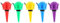 Luwecf 5x Throw and Catch a Ball Set for Party Game Catch Ball Games for Kids Outdoor Indoor Tetherballs Catching Cup & Games Indoor Sports Game