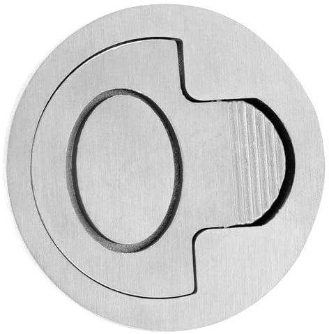 SEWOART Edelstahl Zugring Griff Ring Bündig Eingelassener Lukengriff Hebegriff Für Bootsluken Schiebetüren Und Möbel Mit Polierter Oberfläche