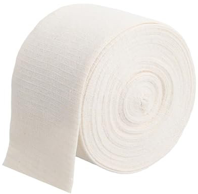 Bandage Tubulaire élastique, 6,25 CM x 10M Bandage de Soutien Tubulaire, Bandage de Pansement de Gaze, Rouleau de Bandage de Compression, Bandage Respirant, Tubular Bandage pour Plâtre/Chevilles/Bras