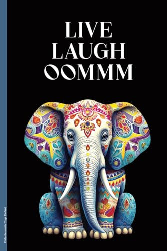 Elefantenmotiv Yoga Elefant: Notizbuch mit Elefant A5 Geschenk für Elefanten Liebhaber und Meditation Fans liniertes Buch für Notizen praktisch als Tagebuch schönes Geburtstasgeschenk Erwachsene