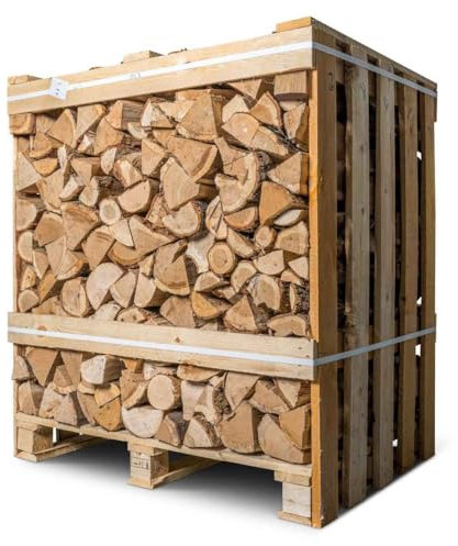 Kiln Dried Birch Medium Firewood Crate - Ready to Burn Approved - 1.50m³ Loose