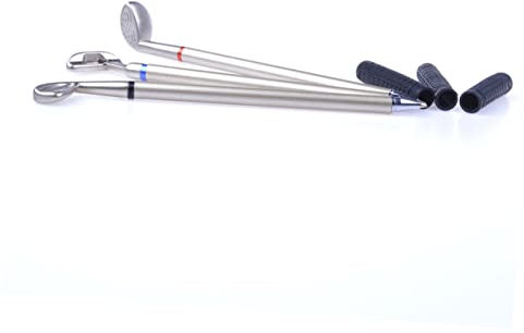 Tofficu 3stücke Teiliges Set Kreative Aluminiumlegierung Golf Kugelschreiber Stilvolle Desktop-dekoration Für Golf-enthusiasten Für Sportliebhaber