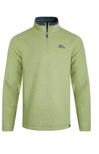 Weird Fish Newark 1/4 Zip Grid Fleece Tarragon Size XL. (Jumper/Sweater/Fleece)