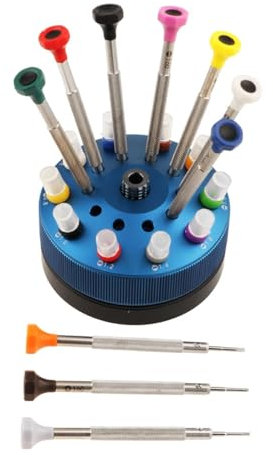 APLVFFZH Jeu de Tournevis D'horloger, Outils de Tournevis pour Montre à Bijoux 10