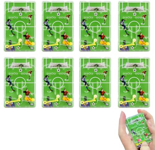 LONZIKP 8 Pezzi Giochi di Pazienza Mini Flipper, Regali per Feste di Compleanno, Giochi per Bambini Amanti del Calcio, Perfetti per Party e Divertimento Creativo