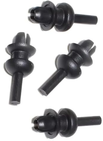 MKKDYC Auto Heckablage Strap Kompatibel Mit Peugeot 307 206 3008 2008 4 Stück Auto-Heck-Kofferraum Hutablage Kordel Schnur Clips Halterung Beschläge Zubehör