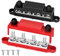 Gebildet 12V Marine Bus Bar, M8 Power Distribution Block 4 Post Max 48V 250A Heavy Duty Battery Terminal Junction Block Busbar with Cover
