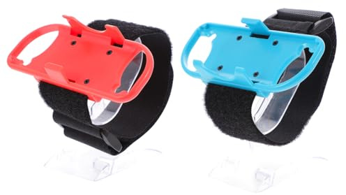 NUOBESTY 2Stücke Elastische Handgelenk Bänder für Game Controller Einstellbar Kompatibel mit Switch Zubehör für Intensives Verbessertes Gaming Erlebnis