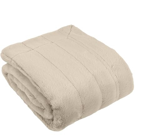 Paoletti Empress Throw (Oatmeal - 130x180cm)