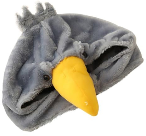 VERDANVERSE 1 Stück -kopfbedeckung Party Hüte Für Karneval Plüschmütze Flauschige Tiermütze Cosplay -kostüme Neuheit Kostümhut Plüschvogelhut Vogel Hut Plüsch Und Pp Baumwolle