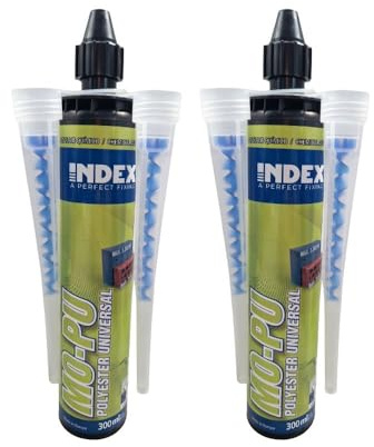 2x Injektionsmörtel 300 ml inklusive 2 Mischer | Montagemörtel | Verbundmörtel | 2K Injektionsmörtel | Schwerlastbefestigung | Montagemörtel | Ankerkleber