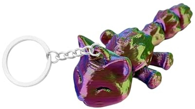 Porte-clés Chat Imprimé En 3D Élégant Fabriqué Avec Précision Porte-clés Chat Imprimé En 3D Avec Liens Mobiles Pour Un Look Distinctif Artisanat Détaillé