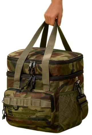DAWCBVJQ Sac Isotherme pour Le Repas de Midi | Glacière Portative de 19 litres,Sac Glacière Portable | pour la Pêche Le Covoiturage Le Camion Le Camping Le Travail Le Plein Air Les Road Trips Les
