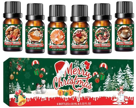 Jingyash Weihnachtsduft-Diffusor-Öl, dauerhafte Flüssigkeit, Weihnachtskranz-Duftöl, für Festivalabende, Schlafzimmer, Badezimmer, Entspannung, Zuhause, Ambiente, Damen und Herren