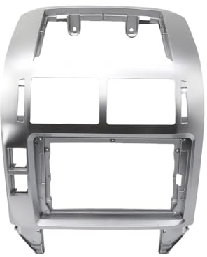 Einbaurahmen Für Autoradios Passend Für VW Polo MK4 6Q 9N 9N3 (2004–2011), 9 Zoll, Stereoanlage, Kabelbaum, Stromkabel, CAN-Bus, Montagesatz Staufach Radiorahmen Radioadapter