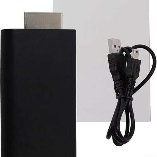 Für PS2 zu Konverter Adapter 480P Video Audio Upscaler für Sony für Playstation 2 Konsole TV Monitor schwarz