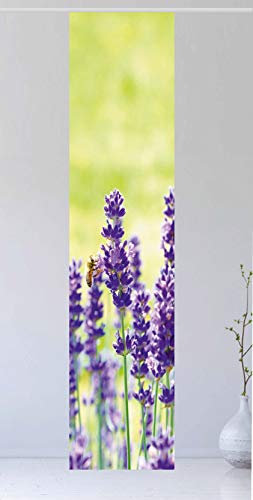 gardinen-for-life Flächenvorhang Der Lavendel 2 - Gr.60 x 245 cm toller Schiebevorhang - tolles Naturmotiv - Schiebegardine - Entspannung