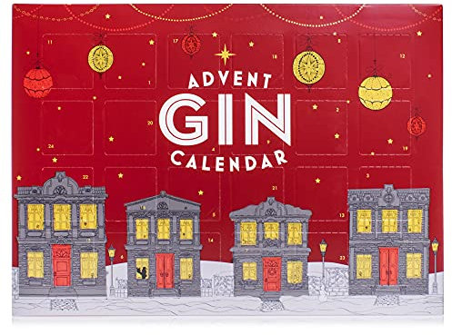 Gin Advent Calendar, Christmas Countdown, Premium Gin Selection, Beefeater Gin, Edinburgh Gin, Warnerrs Gin, JJ. Whitley Gin and Many More Premium Brands, By Blue Tree