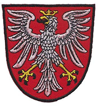 Aufnäher mit Wappen, Deutschland Frankfurt Hessen, bestickt, zum Aufbügeln, Souvenir, Zubehör