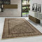 Carpetsale24 Orientteppich Beige 300x400 cm – XXL Kurzflor Teppich im klassischen Vintage Stil für großes Wohnzimmer, Loft, offener Essbereich – Pflegeleicht, dekorativ, hochwertiger Blickfang