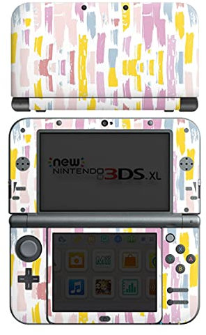 DeinDesign Autocollant Compatible avec Nintendo New 3DS XL Sticker Film Autocollant Pastel Multicolore Rose Clair