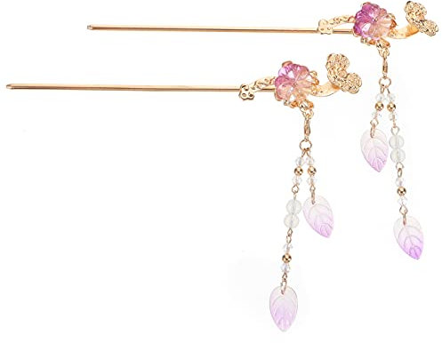 Lurrose 2 Stücke Antike Chinesische Haarnadel Vintage Haarstäbchen Für Hochsteckfrisuren Perfekt Für Cosplay Und Festlichkeiten Haarzubehör Für Frauen