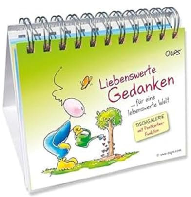 Oups Postkarten-Tischgalerie: Liebenswerte Gedanken … für eine lebenswerte Welt