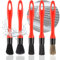 JOPHEK Pinceau Detailing Auto, Brosse Nettoyage Voiture, Brosse à Détails Auto, 5Pcs Pinceau de Détail, Pinceau Nettoyage Voiture, pour La Voiture Moto Roues de Tableau de Bord, Bouches D'aération