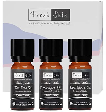 Freshskin Beauty LTD | 10ml Essential Oil Collection - Everyday (Tea Tree, Lavender, Eucalyptus)